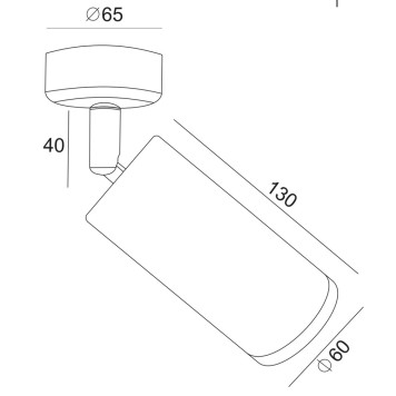 Светильник точечный Maytoni Focus Design C034CL-01G-10