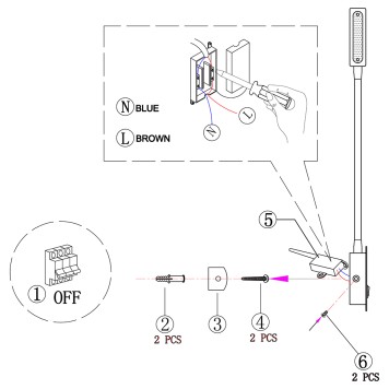 Спот Maytoni Stem C035WL-L3B3K-14