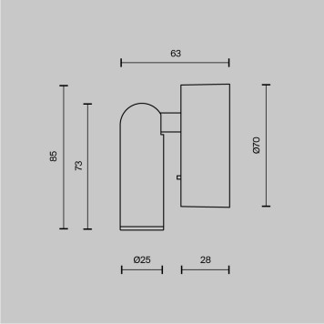 Спот Maytoni Mirax C038WL-L3B3K-8