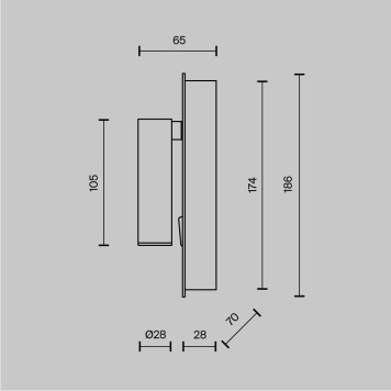 Спот Maytoni Mirax C041WL-L3B3K-14
