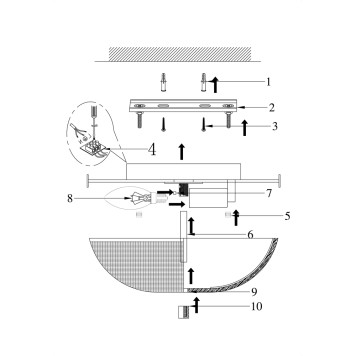 Светильник потолочный Maytoni Coupe C046CL-03N-3