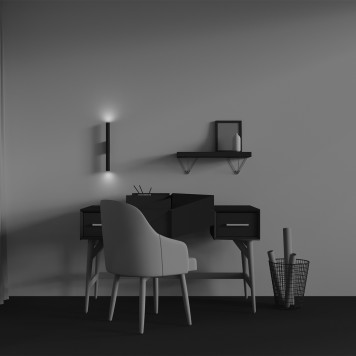 Бра Maytoni Calipso C082WL-12W2.7K-B-1