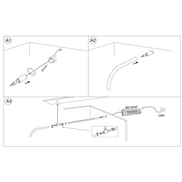 Трековый светильник Maytoni Axity Eye C104WL-3W3-6K-B-9