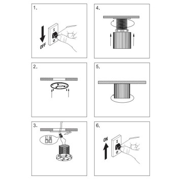 Светильник точечный Maytoni Calipso C106CL-GX53-W-6