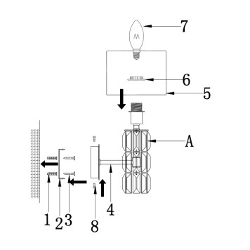 Бра Maytoni Talento DIA008WL-01CH-9