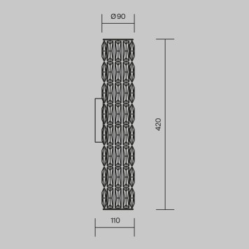 Бра Maytoni Talento DIA008WL-02CH-5