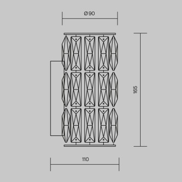 Бра Maytoni Talento DIA008WL-1CH-2