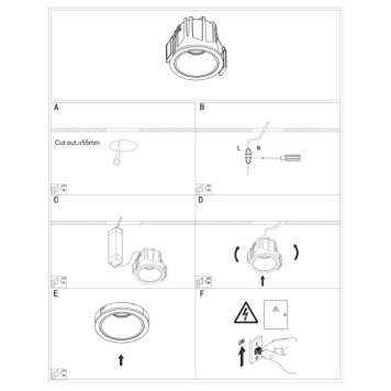 Светильник точечный Maytoni Alfa LED DL043-01-10W4K-D-RD-W-2