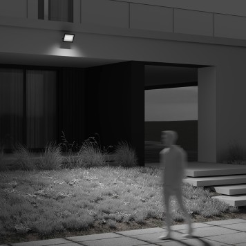 Уличный настенный светильник Maytoni Flood FL001-L100B6K-1