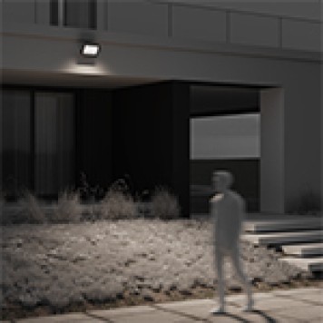 Уличный настенный светильник Maytoni Flood FL001-L150B4K-1