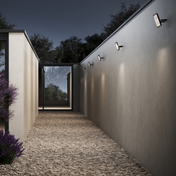 Уличный настенный светильник Maytoni Flood FL001-L150B4K-2