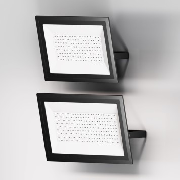 Уличный настенный светильник Maytoni Flood FL001-L150B6K-1