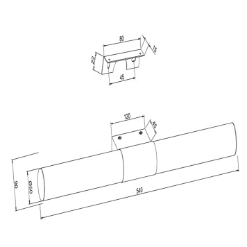 Подсветка для зеркала Maytoni Aurelio MIR001WL-L12CH-2