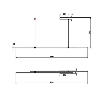 Люстра Maytoni Halo MOD005PL-L36BK-1