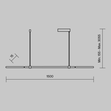 Люстра Maytoni Halo MOD005PL-L48BK-6
