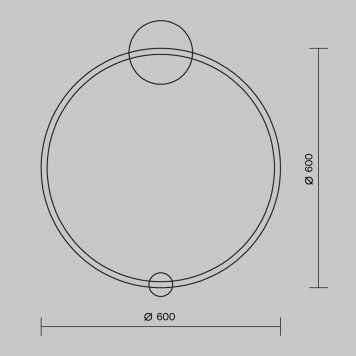 Бра Maytoni Halo MOD005WL-L22BSK1-3