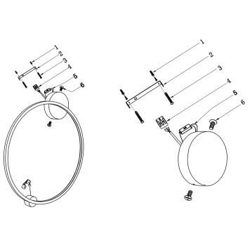 Бра Maytoni Halo MOD005WL-L35BSK-4