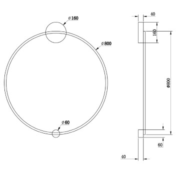 Бра Maytoni Halo MOD005WL-L46BSK2-3