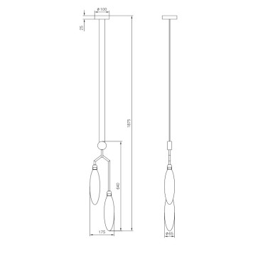 Люстра Maytoni Ventura MOD012PL-02G-1