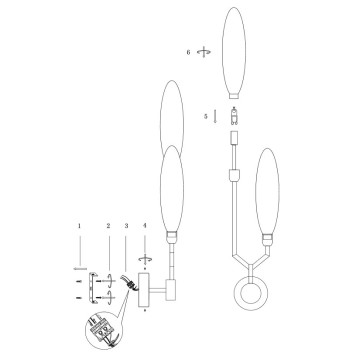 Бра Maytoni Ventura MOD012WL-02G-2