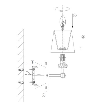 Бра Maytoni Riverside MOD018WL-01CH-1