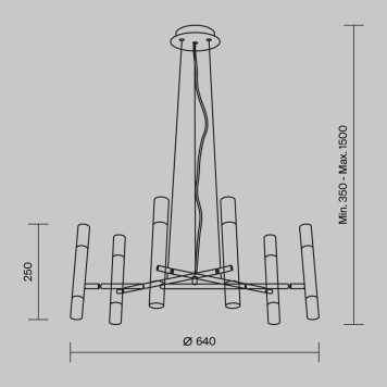 Люстра Maytoni Vigo MOD031PL-12B-4