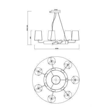 Люстра Maytoni Landmark MOD040PL-07CH-2