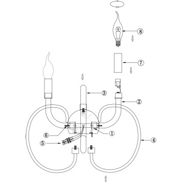 Бра Maytoni Atlanta MOD051WL-02TR-1