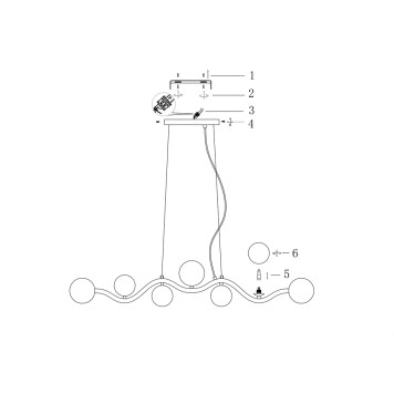 Люстра Maytoni Uva MOD059PL-07CH-1