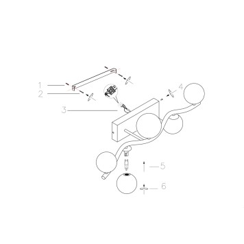Бра Maytoni Uva MOD059WL-05CH-1