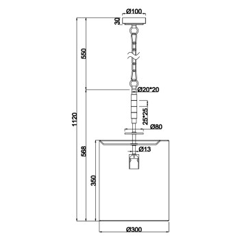 Люстра Maytoni Torony MOD066PL-01CH-4