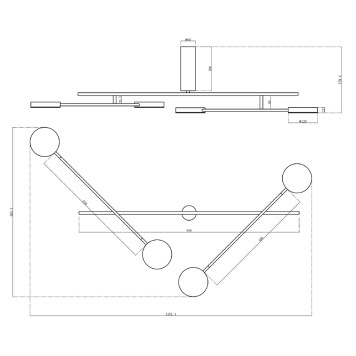 Светильник потолочный Maytoni Fad MOD070CL-L30B3K-4