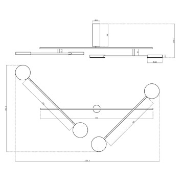Светильник потолочный Maytoni Fad MOD070CL-L30W3K-4