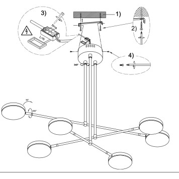 Светильник потолочный Maytoni Fad MOD070PL-L36W3K-5