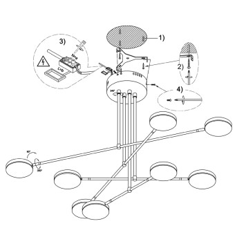 Светильник потолочный Maytoni Fad MOD070PL-L48W3K-4