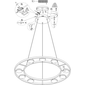 Люстра Maytoni Fad MOD070PL-L63B3K-19