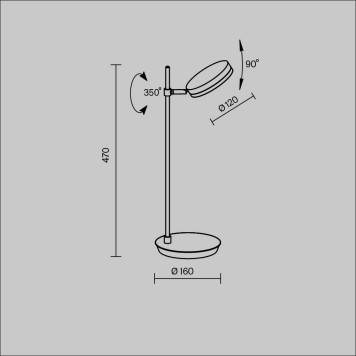Лампа настольная Maytoni Fad MOD070TL-L8B3K-4