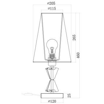 Лампа настольная Maytoni Florero MOD078TL-01CH-4