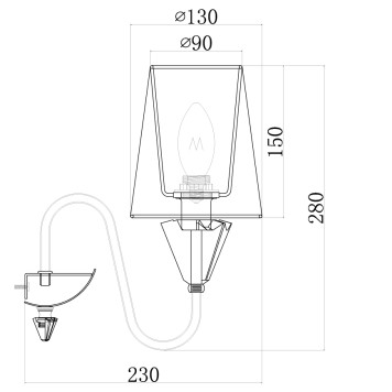 Бра Maytoni Florero MOD078WL-01CH-3