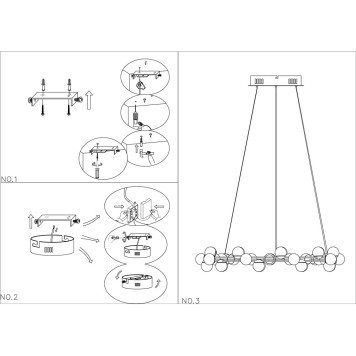Люстра Maytoni Tessara MOD081PL-L50G3K-6
