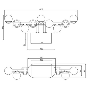 Бра Maytoni Tessara MOD081WL-L13G3K-6