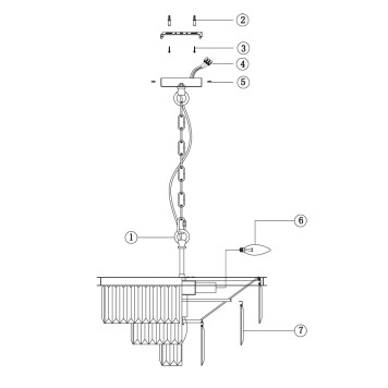 Люстра Maytoni Revero MOD085PL-07BS-6