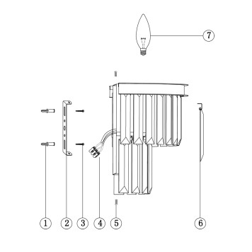 Бра Maytoni Revero MOD085WL-01CH-2