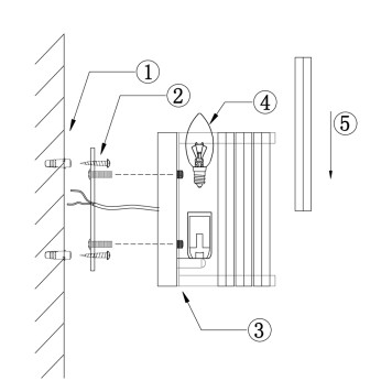 Бра Maytoni Solar MOD087WL-02G-2