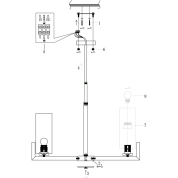 Люстра Maytoni Fortano MOD089PL-06BS-6