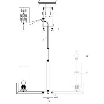 Люстра Maytoni Fortano MOD089PL-08BS-7