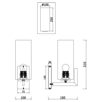 Бра Maytoni Fortano MOD089WL-01BS-5