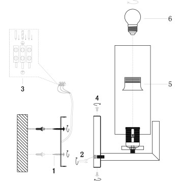 Бра Maytoni Fortano MOD089WL-01BS-6