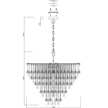 Люстра Maytoni Linn MOD091PL-09G-2