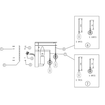 Бра Maytoni Linn MOD091WL-01G-2